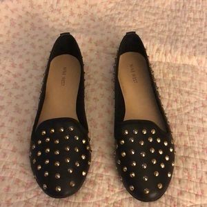 Nine West studded flats